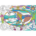 EDUCA colouring puzzle Kids sea life, 150 pcs., 17827