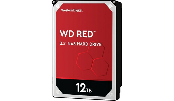 Western Digital kõvaketas Red 12TB SATA 6Gb/s 3.5"