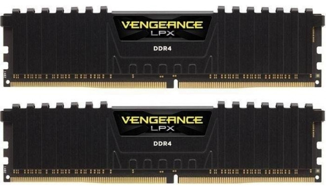 Corsair DDR4 - 64 GB -2666 - CL - 17- Dual Kit, Vengeance LPX (black, CMK64GX4M2A2666C16)