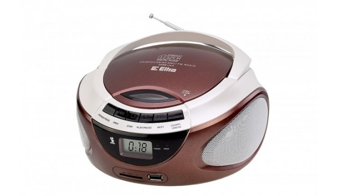 Eltra CD-mängija & raadio Lila CD-98/USB, pruun