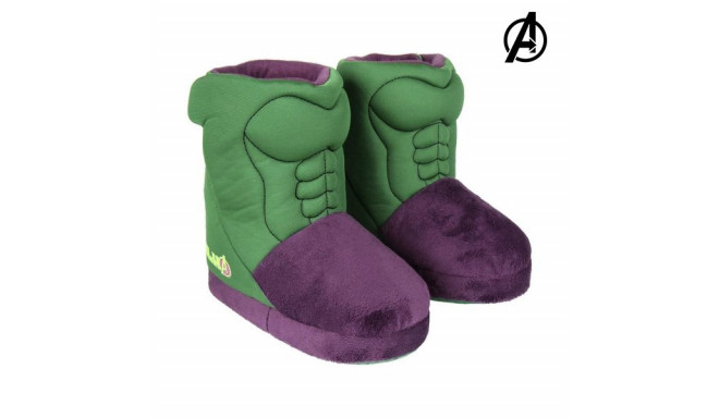 3D House Slippers Hulk The Avengers 72330 Green (31-32)