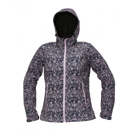 CRV Yowie Printed softshell lilla EOL S