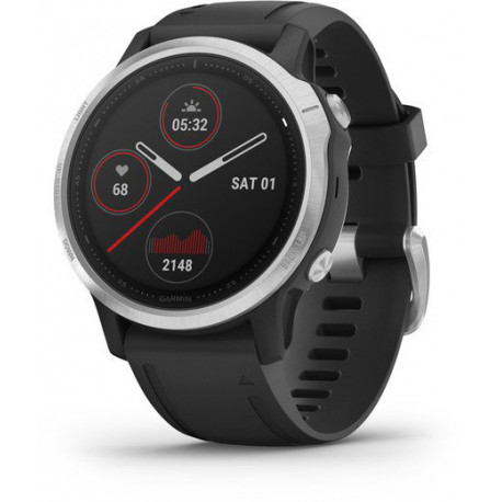Garmin Fenix 6S, hõbedane/must