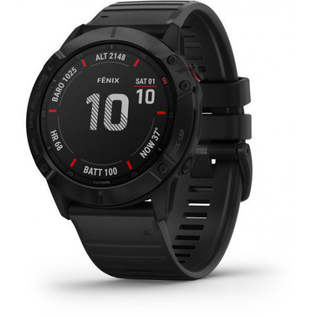 Garmin Fenix 6X PRO, slate grey/черный