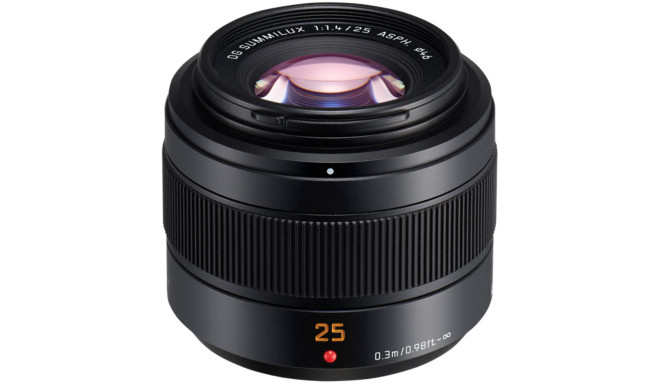 Panasonic Leica DG Summilux 25mm f/1.4 II ASPH. lens, black