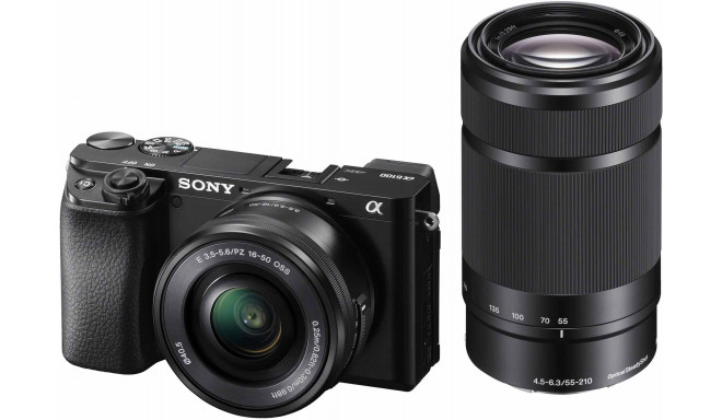 Sony a6100 + 16-50 мм + 55-210 мм Kit