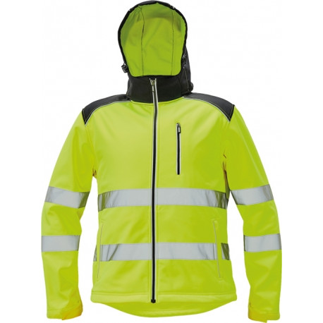 Cerva Knoxfield softshell Hi-Vis kollane 3XL