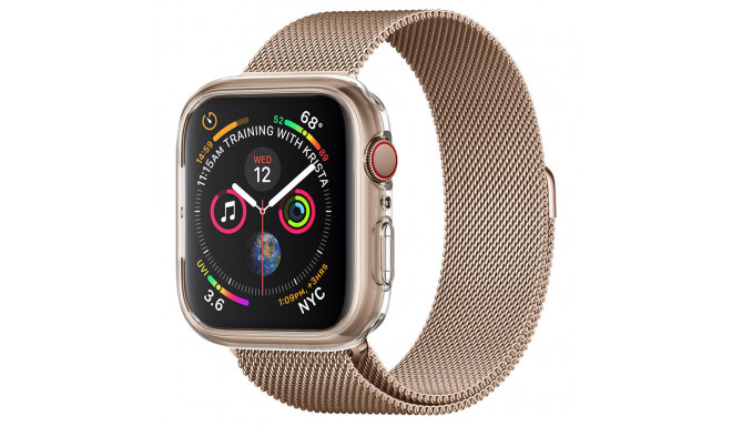 Kaitseümbris Liquid Crystal, Apple Watch SE (2022) / SE / Series 6 / 5 / 4 (44mm), läbipaistev, Spig