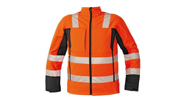 Cerva Malton Hi-Vis softshell oranž M