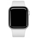 Apple Watch Series 4 GPS Cell 44mm Silver Alu White Band