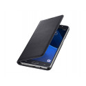 Kaitseümbris kaanega Flip Wallet, Samsung Galaxy J3 (2016), must, Samsung