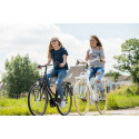 City bicycle for women SALUTONI Badges 28 inch 50 cm Shimano Nexus 3 speed