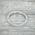 Hûggot Promise 925 Sterling Silver Ring with Zircons (17,5 mm)