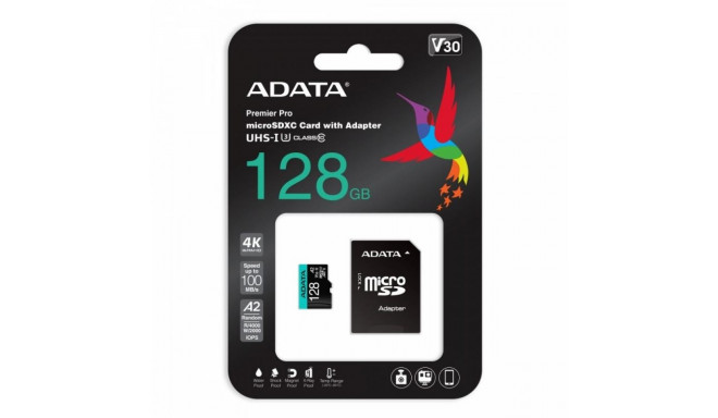 Adata memory card microSDXC 128GB Premier Pro Class 10 UHS-I