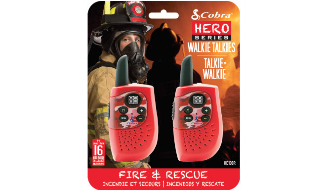 Cobra HM230 Red walkie-talkie, PAIR