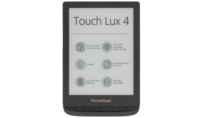 Pocketbook Touch Lux 4 obsidian black incl. Bag