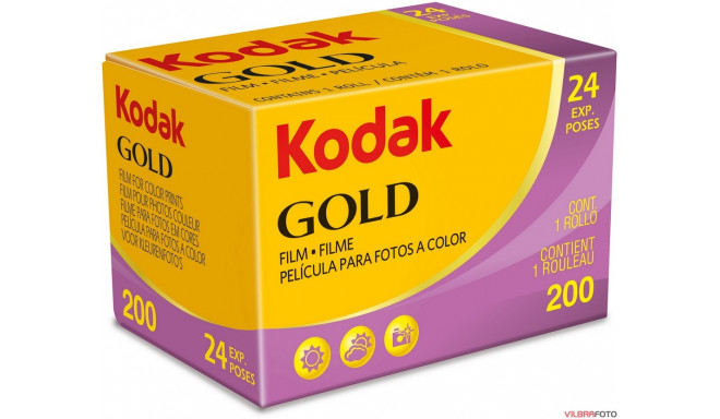 Kodak Gold 200 135-36 C41 krāsainā filma