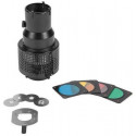 Quadralite Spot Lamp with Gobo Masks (Bowens Mount)