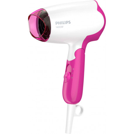 Philips föön DryCare Essential BHD003/00, valge/roosa