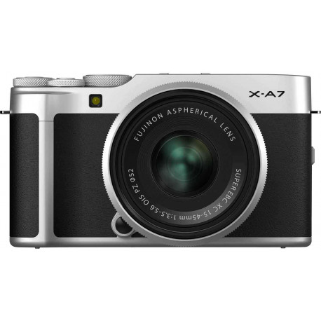 Fujifilm X-A7 + 15-45mm Kit, sudrabots