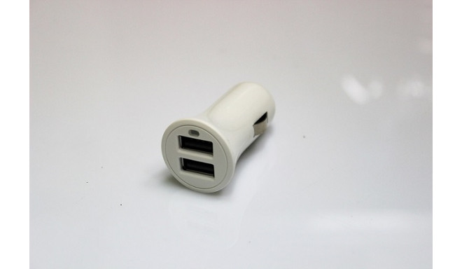 Car Charger 2xUSB 2.0: 12V-24V, 3.1A