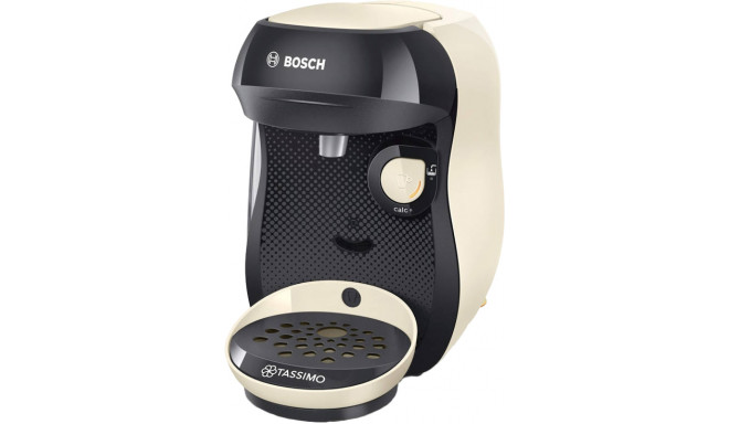 Bosch kapsulu kafijas automāts Tassimo Happy TAS1007, melns/bēšs