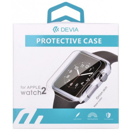 Devia kaitseümbris Apple Watch 2/3, läbipaistev