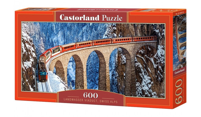Castorland pusle Landwasser Viaduct Swiss Alps 600tk