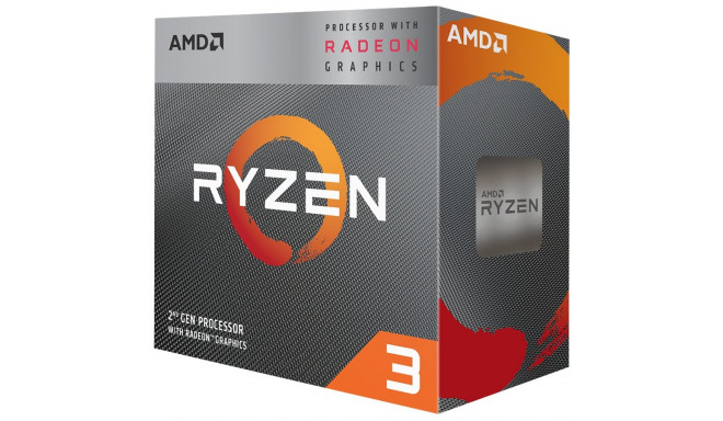 AMD CPU Ryzen 3 4C/4T 1200 3.1/3.4GHz Boost AM4 box + Wraith Stealth cooler