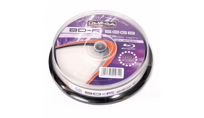 FREESTYLE BD-R BLU-RAY 50GB 6X PRINT FF CAKE*10 [41031]