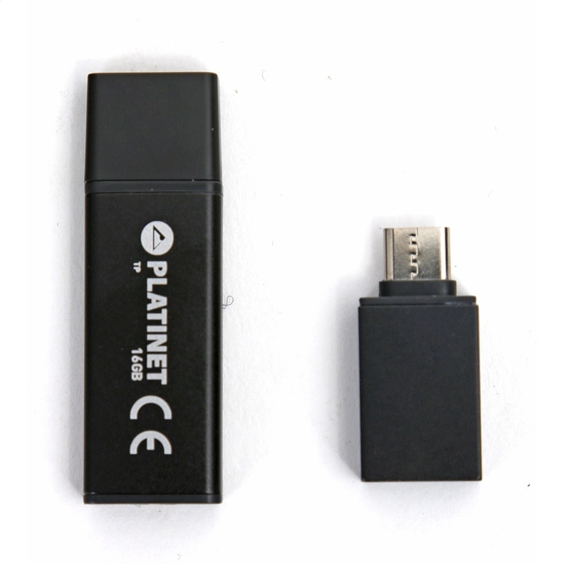 Platinet Pendrive Usb 3 0 X Depo 16gb Type C Adapter Black 44241 Usb Fleshki Photopoint