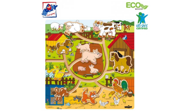 Woody 93030 Eco Wooden Educational Moving far