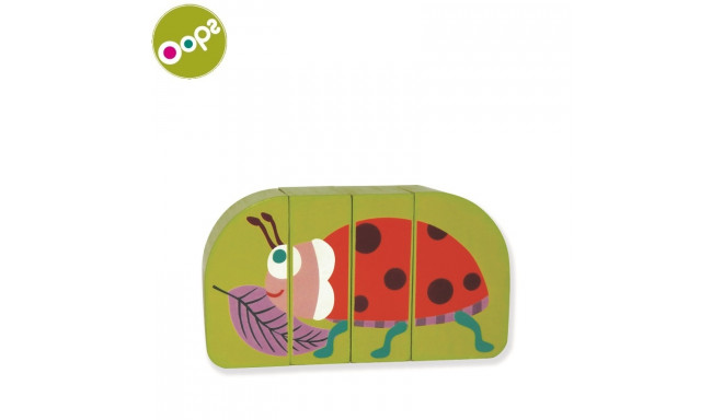 Oops Ladybug Wooden Magnetic Puzzle for kids 