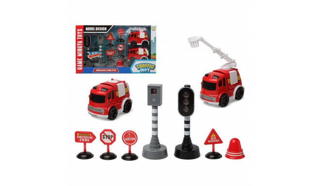 Пожарная машина Traffic City 112840 (9 pcs)