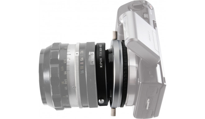 B.I.G. Tilt-Objektivadapter Nikon an Sony E-Mount