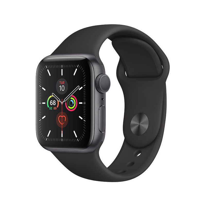 Apple Watch 5 GPS 44mm Sport Band, space grey/black