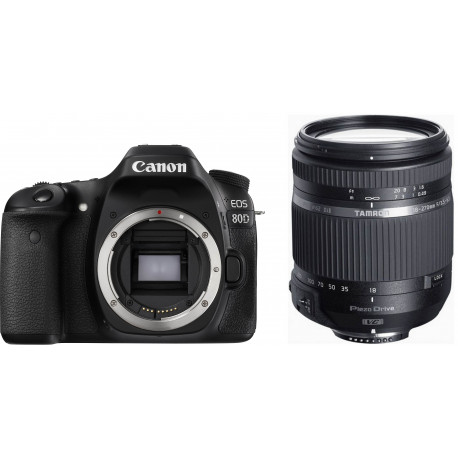 Canon EOS 80D + Tamron 18-270 мм PZD TS