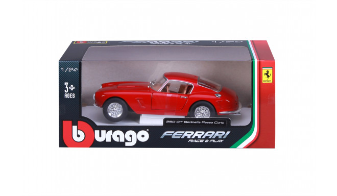 BBURAGO FERRARI automašīna 1/24 Ferrari RP 250 GT Berlinetta Passo Corto, 18-26025