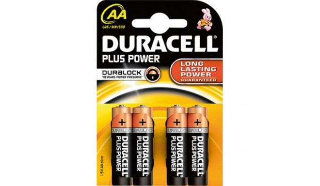 Duracell patarei MN 1500 Plus Power AA (LR6) Blister 4tk