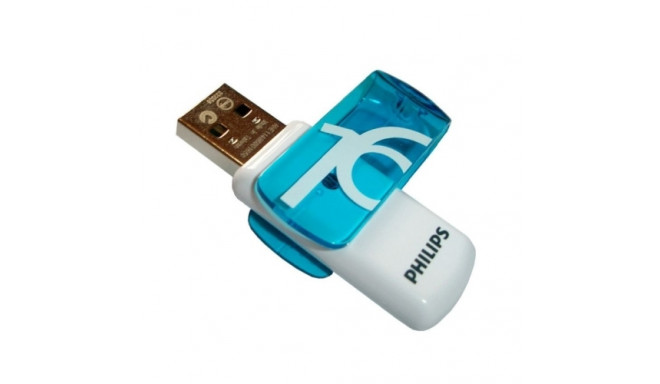 Philips USB 2.0 Flash Drive Vivid Edition (Blue) 16GB