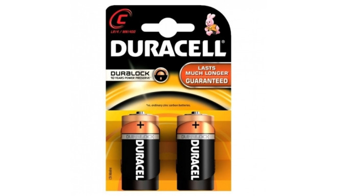 Duracell MN 1400 Basic C (LR14) Blister Pack 2pcs