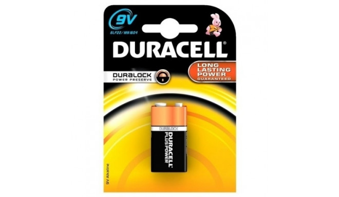 Duracell MN 1604 Basic (6LR61) Blister Pack 1pcs