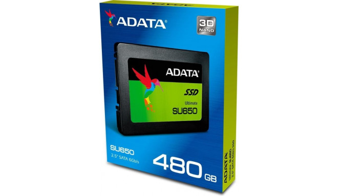 ADATA Ultimate SU650 960 GB Solid State Drive (black, SATA 6 GB / s, 2.5 ")