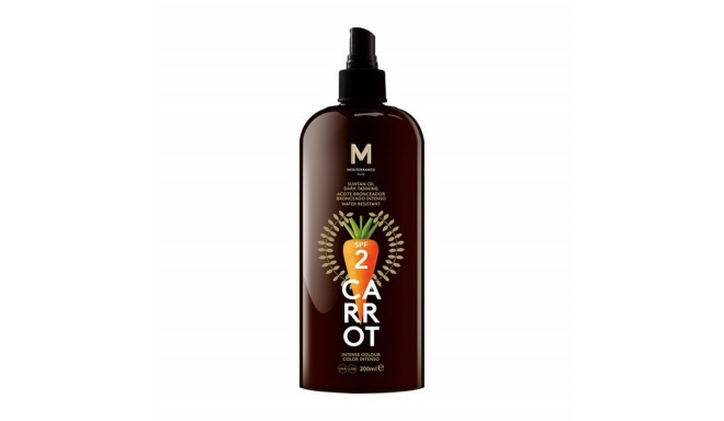 Päikeseblokeerija Carrot Suntan Oil Mediterraneo Sun - Spf 2 - 100 ml