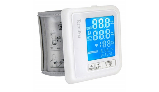 Arm Blood Pressure Monitor Terraillon LCD Bluetooth White