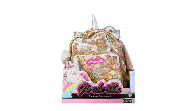 Backpack Girabrilla Unicorn gold