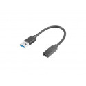 Adapter USB TYPE-C (F) AM 3.1 15 cm 