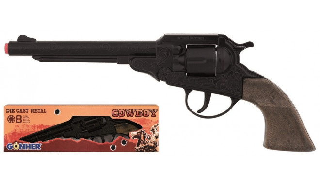 Pulio toy gun Cowboy revolver metal 8 shots GONHER 88/6