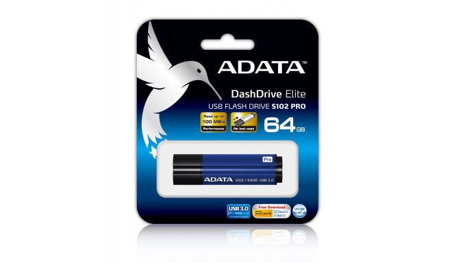 ADATA USB 64GB 50/100bu S102 Pro USB 3.0