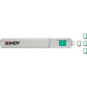 Lindy USB-C port lock green